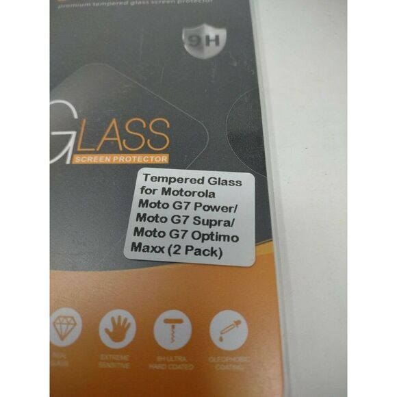 [2-Pack] Supershieldz Tempered Glass Screen Protector for Motorola Moto G7 Power - Picture 4 of 6
